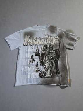 Heavenly Bonnet Gray Graphic Short-Sleeve Tee